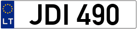 Truck License Plate